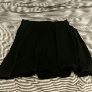 Basic Black Skater Knit Skirt